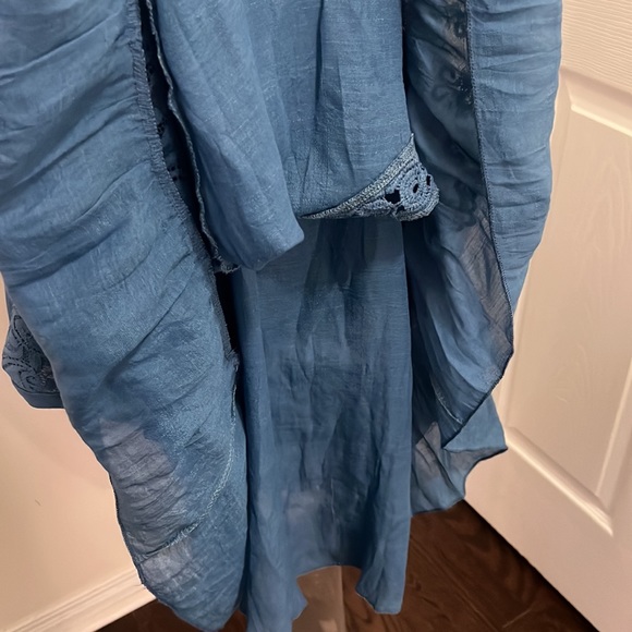 Periwinkle Boho Loose Relaxed Fit Boho Dress Size Large - Picture 14 of 16